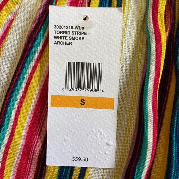 Jessica Simpson: Archer Skort, Torrid Striped, Full Mini Skirt, Small NWT - Picture 5 of 16